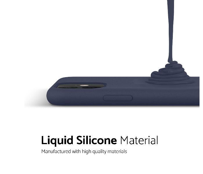 IQ Silicone Case Protector for Apple iPhone 11 - Midnight Blue 5 in UAE