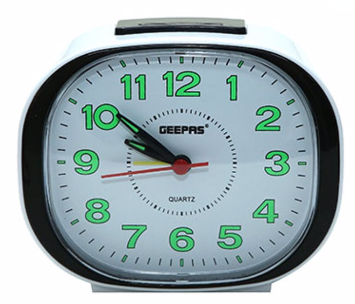 Geepas GWC26018 Bell Alarm Clock - White 1 in UAE