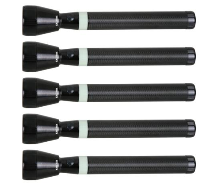 Krypton KNFL5142 5 in 1 Rechargeable LED Flash Light - Black 2 in OMAN