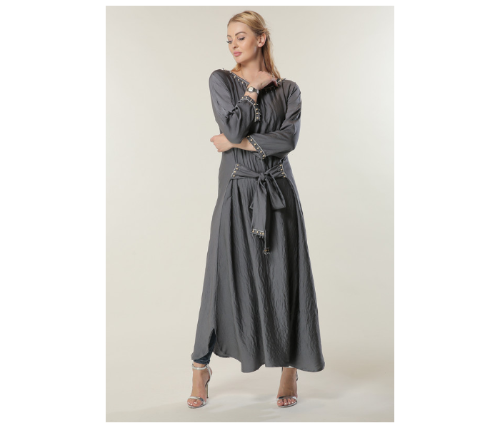 Moistreet Extra Large Grey Kaftan 2 in UAE