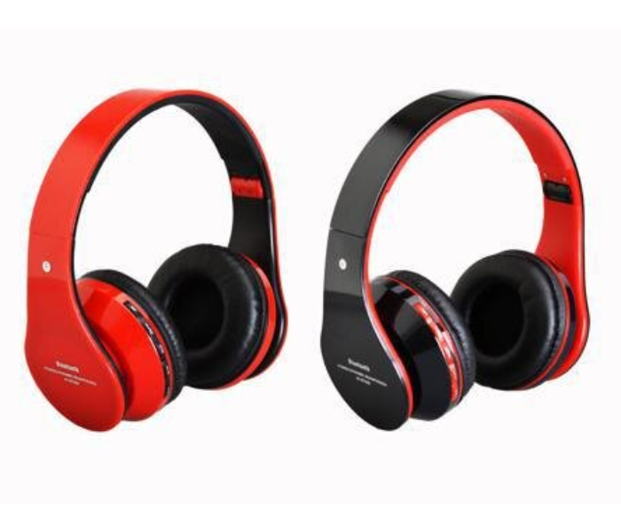 Krypton KNHP5046 Wireless Bluetooth Headphone - Black and Red 1 in UAE