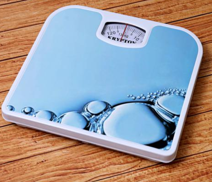 Krypton KNBS5138 130Kg Rolling Bathroom Scale Light Blue 2 in UAE