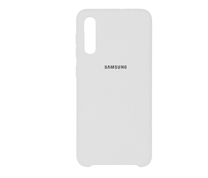 IQ Silicone Case Protector for Samsung A50 - Ceramic White 1 in UAE