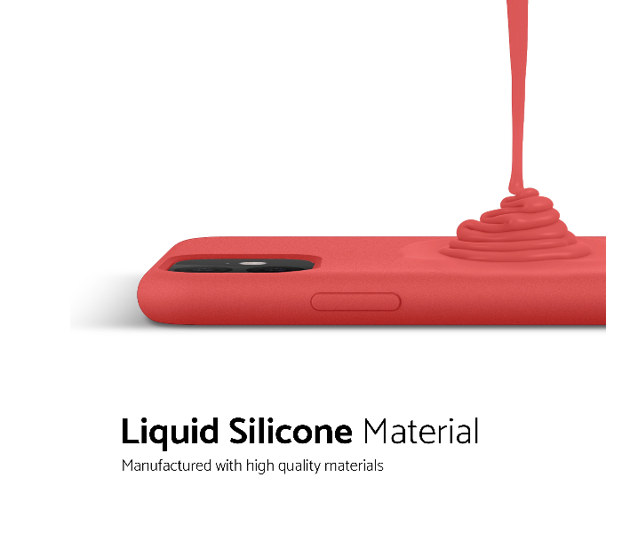 IQ Silicone Case Protector for Apple iPhone 11 - Cardinal Red 5 in UAE