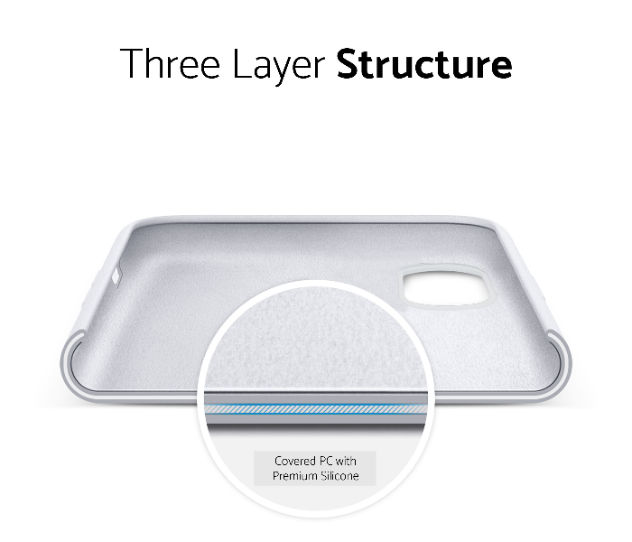 IQ Silicone Case Protector for Apple iPhone X and XS - Ceramic White 4 in UAE