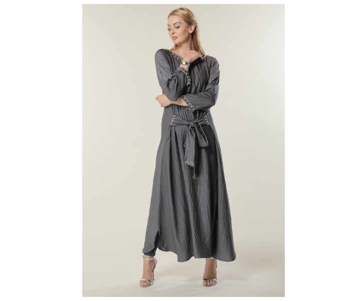 Moistreet Extra Small Grey Kaftan 3 in UAE