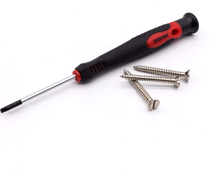 Geepas GT7656 12 Pcs Precision Screwdriver Set Black and Red 5 in UAE