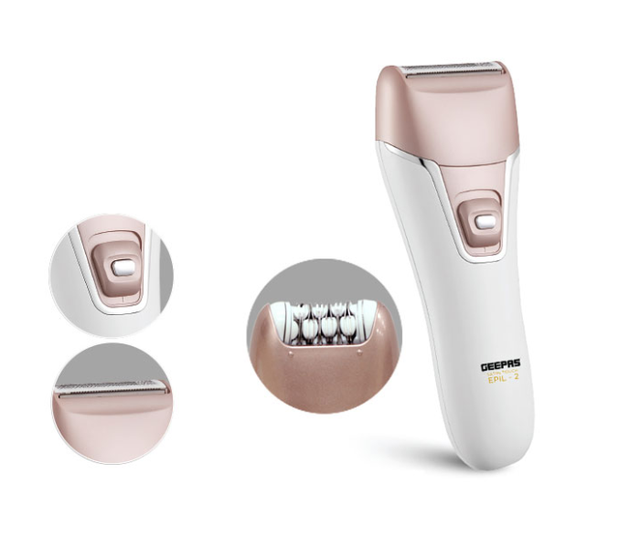 Geepas GLE86034 Satin Touch Epilator With Waterproof Protection - Beige 1 in UAE