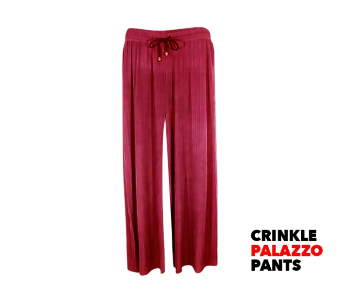 Crinkle 6Pcs Palazzo Pants 3 in UAE