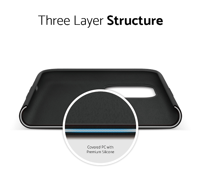 IQ Silicone Case Protector for Apple iPhone 11 - Majestic Black 4 in UAE