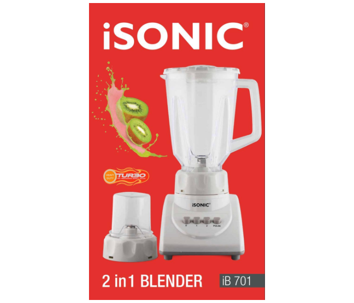 Isonic IB 701 2 in 1 Blender - White 2 in KSA