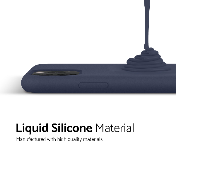 IQ Silicone Case Protector for Apple iPhone 11 Pro - Midnight Blue 4 in UAE