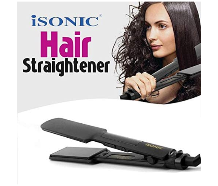 Isonic IH 917 Digital Hair Straightener - Black 5 in UAE