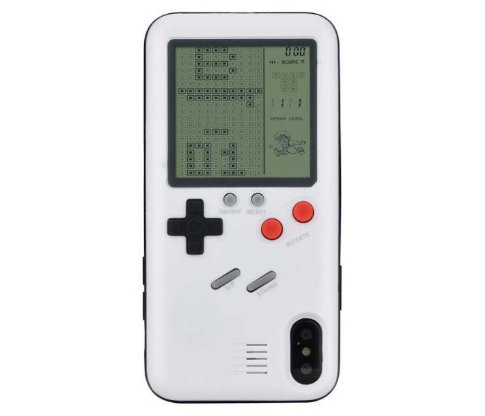 Wanle Gameboy Mobile Cover with Real Tetris Game Installed for iPhone X GB003 White 1 in OMAN