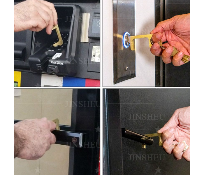 Jongo Touch Less Keychain for Using Lift ATM Doors for Protection from Virus 2 in OMAN