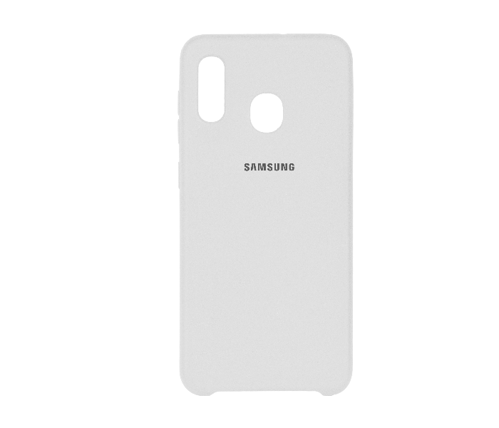 IQ Silicone Case Protector for Samsung A30 - Ceramic White 1 in UAE