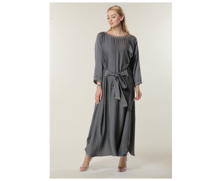 Moistreet Large Grey Kaftan 1 in UAE