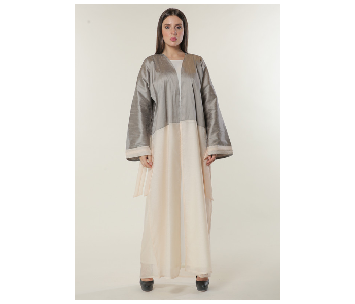 Moistreet Double XL Colorblock Casual Abaya 1 in UAE
