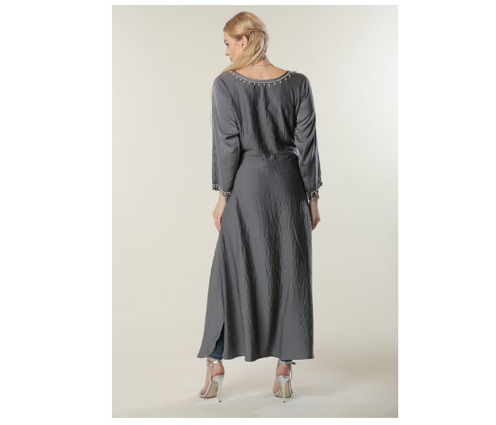Moistreet Small Grey Kaftan 4 in UAE