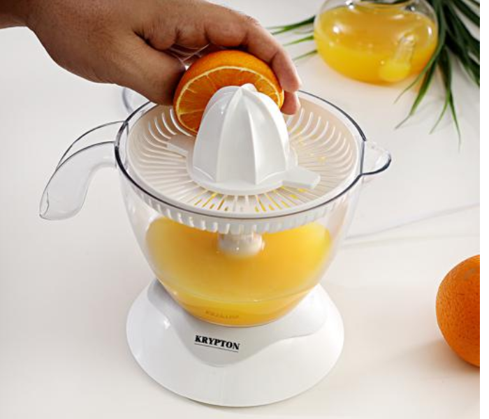 Krypton KNCJ5117 1 Liter Citrus Juicer - White 4 in UAE