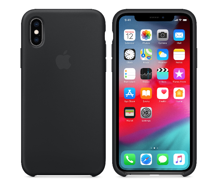 IQ Silicone Case Protector for Apple Iphone XS Max - Majestic Black 2 in UAE