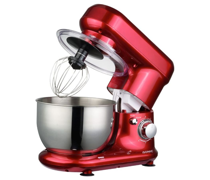 Isonic iM 731 Electric Stand Mixer - Red 2 in UAE