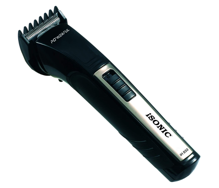 Isonic iH 833 Rechargeable Hair Trimmer - Black 1 in UAE