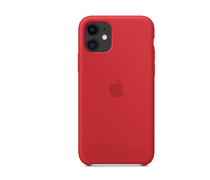 IQ Silicone Case Protector for Apple iPhone 11 - Cardinal Red 1 in UAE