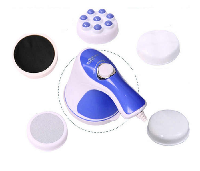 Body massager Weight Loss Fat Burning With 5 Headers Relax Spin Tone  Slimming Lose Weight Burn Fat Full Body Massage Device