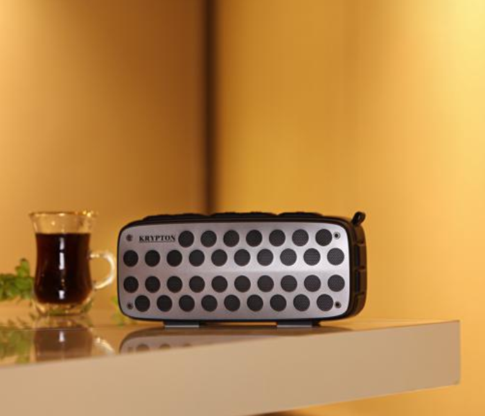 Krypton KNMS6129 Rechargeable Bluetooth Speaker - Grey 4 in UAE