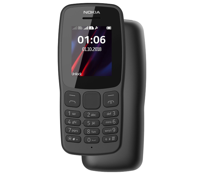 Nokia 106 Dual Sim Mobile Phone - Black 2 in OMAN