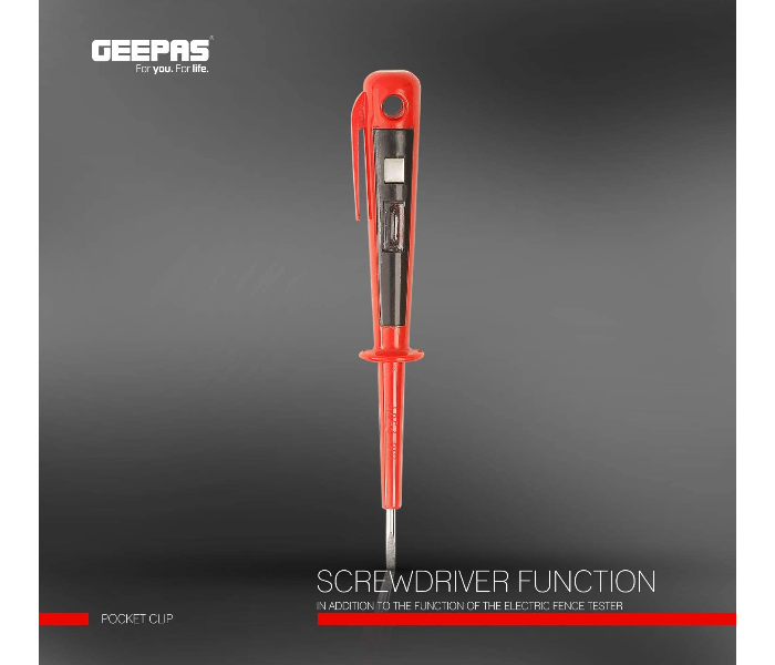 Geepas GT7662 Voltage Tester Red 5 in UAE
