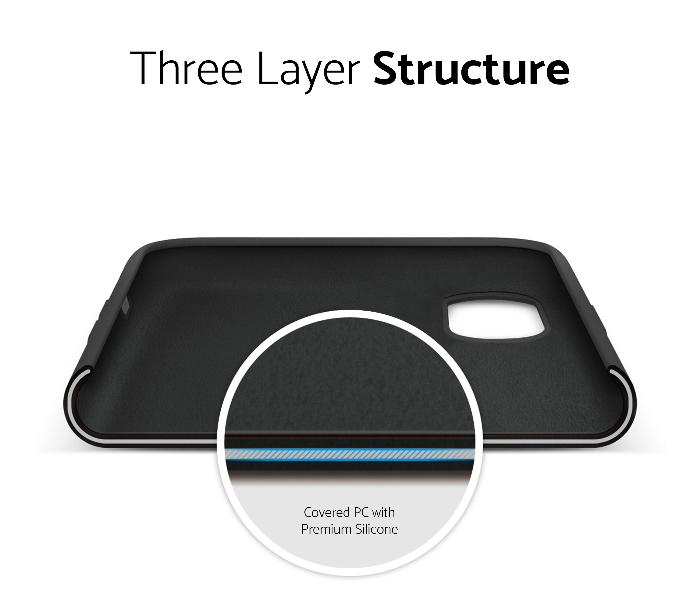 IQ Silicone Case Protector for Apple Iphone XS Max - Majestic Black 4 in UAE