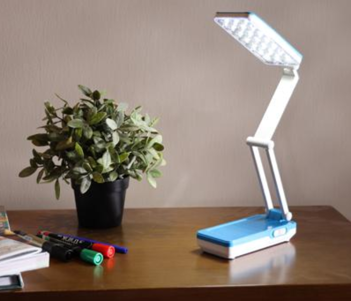 Krypton KNE5366 Rechargeable LED Reading Lamp Eyecare SMD LED - White and Blue 2 in UAE