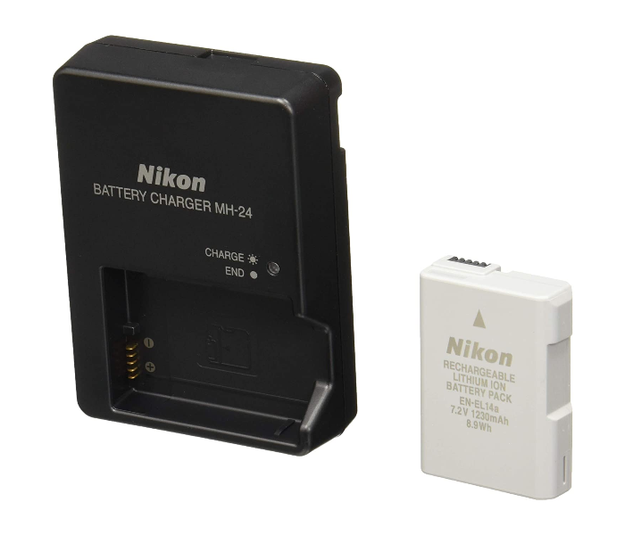 Nikon D3500 24.2MP DSLR Camera with AF-P DX Nikkor 18-55mm Lens - Black 4 in OMAN