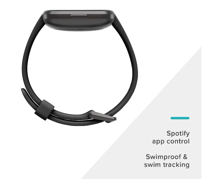 Fitbit Versa 2 Health and Fitness Watch - Black 3 in UAE