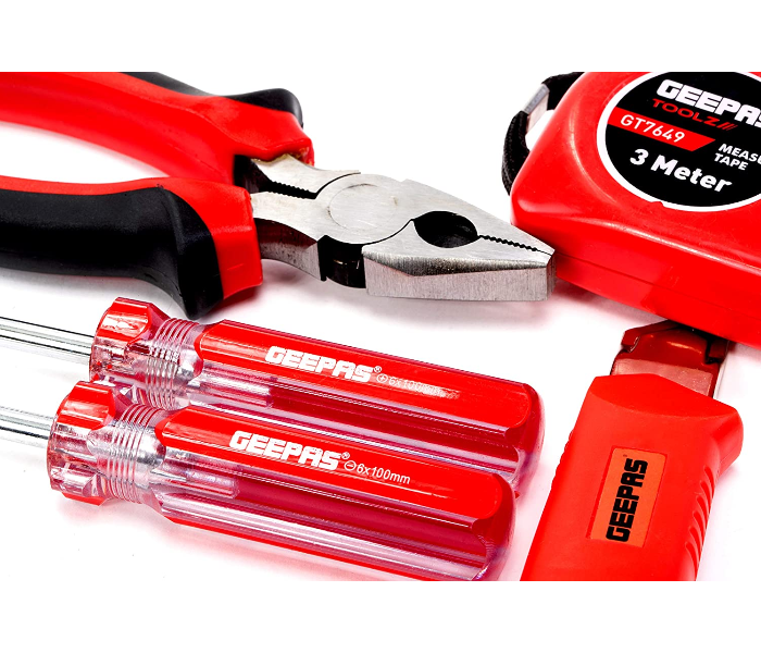 Geepas GT7649N 5 Pcs Combination Tool Set Red, Black 2 in OMAN