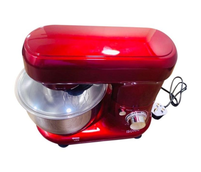 Isonic iM 731 Electric Stand Mixer - Red 3 in UAE
