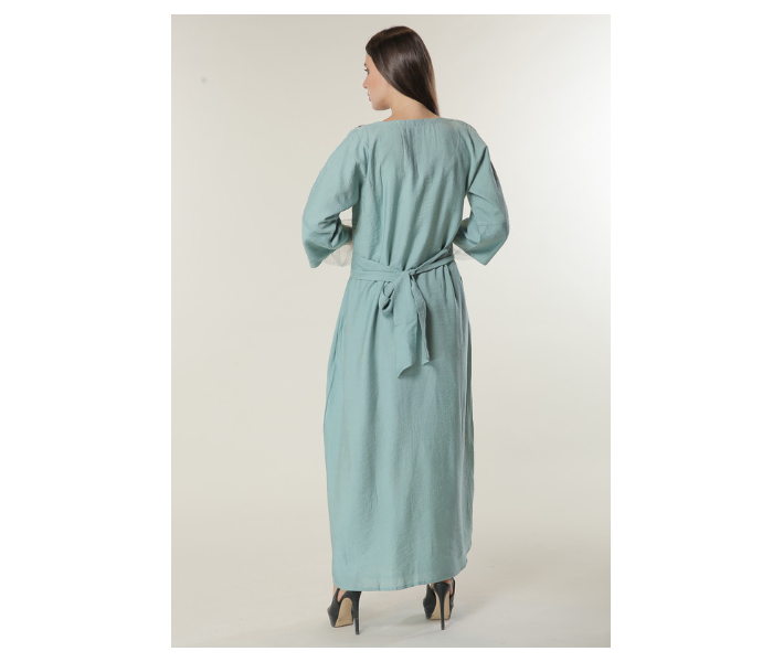 Moistreet Medium Green Kaftan 3 in UAE