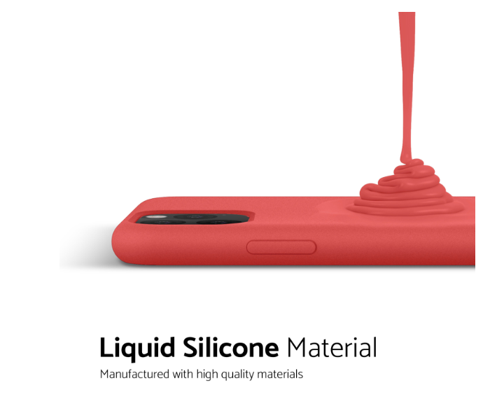 IQ Silicone Case Protector for Apple iPhone 11 Pro Max - Cardinal Red 4 in UAE