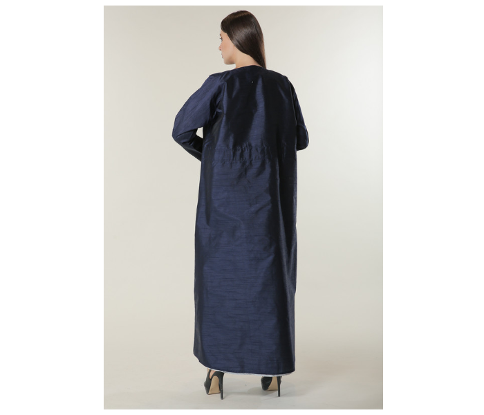 Moistreet Small Navy Abaya Set with White Under Abaya 4 in UAE