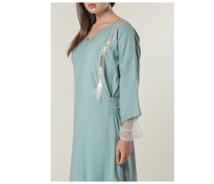 Moistreet Small Green Kaftan 4 in UAE