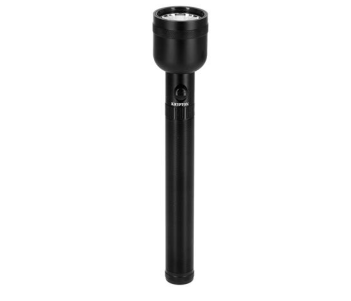 Krypton KNFL5100 Rechargeable LED Torch Flash Light- Black 1 in KSA