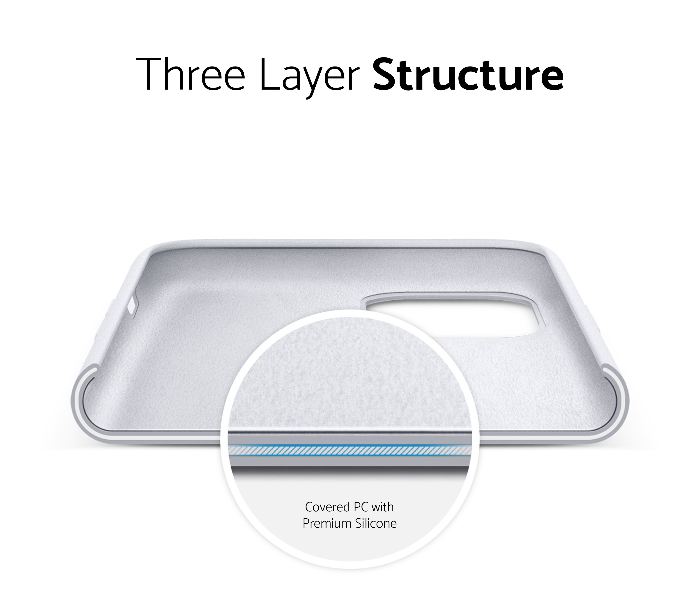 IQ Silicone Case Protector for Apple iPhone 11 Pro Max - Ceramic White 4 in UAE