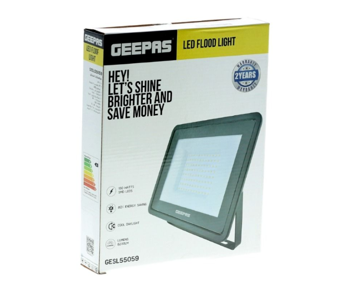 Geepas GESL55059 100W Flood Light - Black 4 in UAE