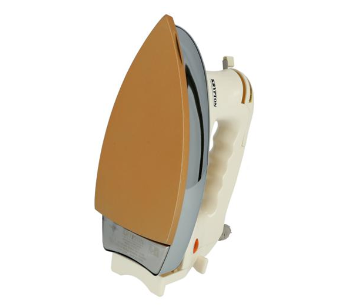 Krypton KNDI5216 Dry Iron Non-Stick Teflon Soleplate - White and Gold 3 in UAE
