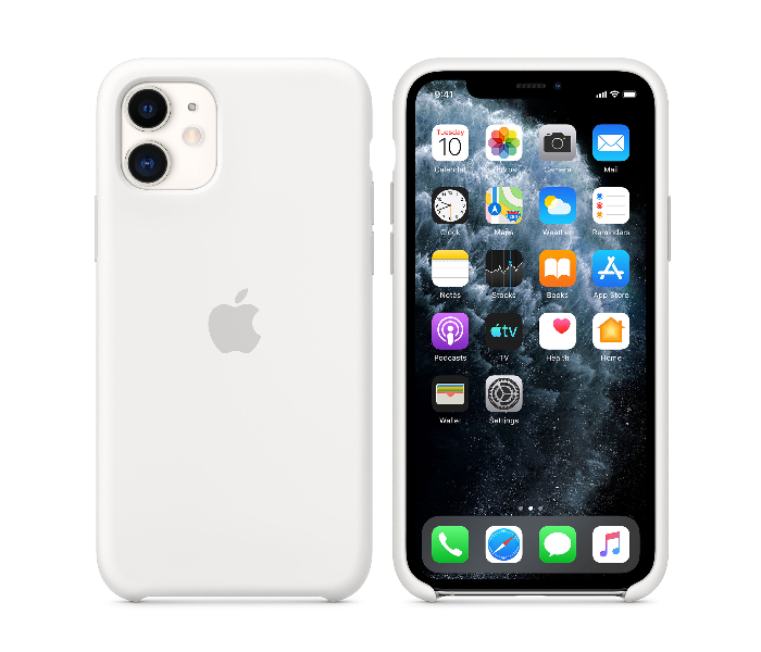 IQ Silicone Case Protector for Apple iPhone 11 - Ceramic White 1 in UAE