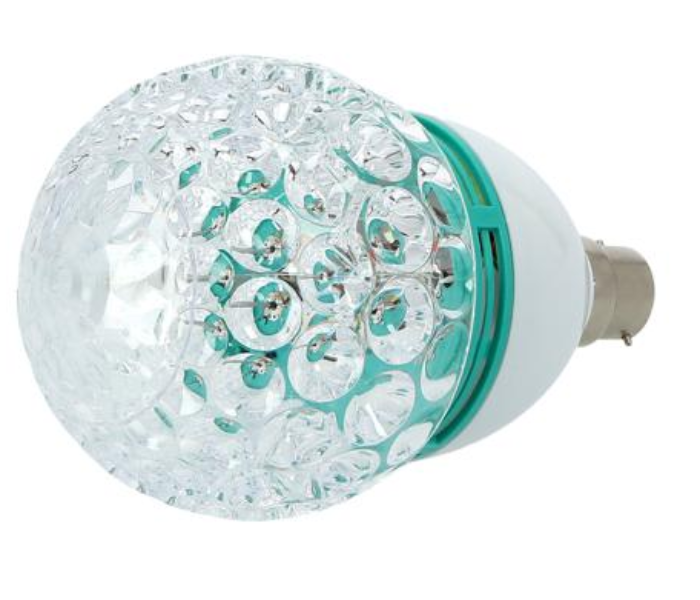 Krypton KNESL5364 3X1W RGB Rotating Disco Led Bulb - White 2 in UAE