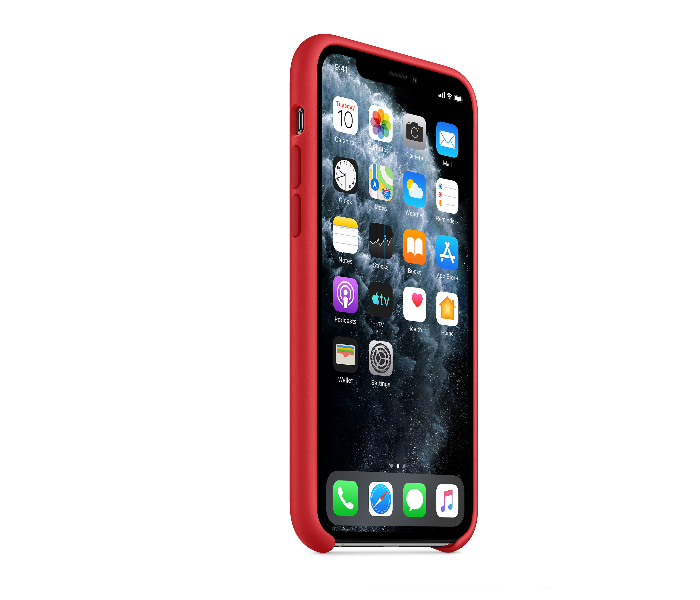 IQ Silicone Case Protector for Apple Iphone XS Max - Cardinal Red 6 in UAE