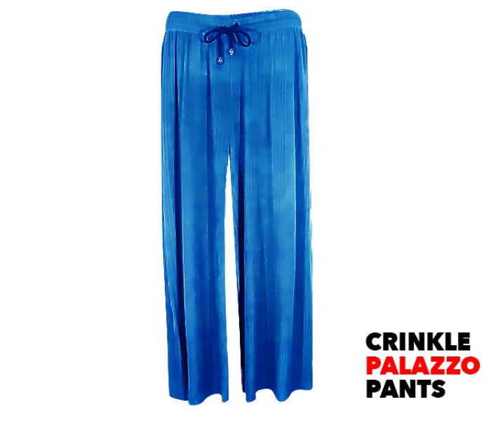Crinkle 6Pcs Palazzo Pants 4 in UAE